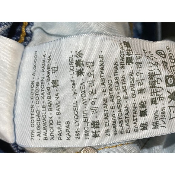 Levis 550 Relaxed Fit Mens Blue Jeans 38x36 Medium Wash Stretch 18181-0550 - Picture 7 of 10